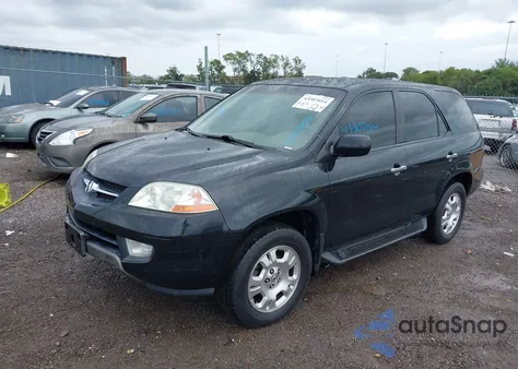 2001 Acura Mdx from USA, damaged, VIN 2HNYD18241H543121